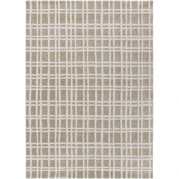 Alfombra de Interior Escandinava Caledonia - Verde, disponible en tamaños 80x150 cm, 120x170 cm y 160x230 cm