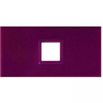 MSV Lote DE 4 OCULTADORES DE ABS Y ACRILICO Berenjena, 9.80x6.4x2.5 cm