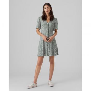 Vero Moda Alba Short Sleeve Button-Up Mini Dress