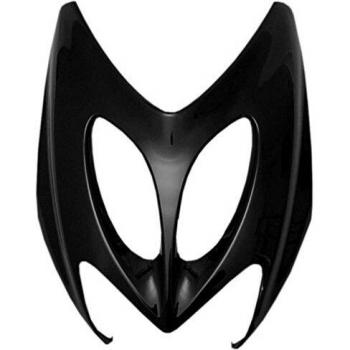 one by Camamoto cod 77366732 carenado frontal de plástico negro compatible con mbk nitro / yamaha aerox 50cc-100cc año de 1997 a 2012
