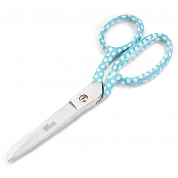 Prym Textile Scissors, Metal, Mint, Silver, White, 27 x 9 x 1.5 cm