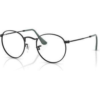 Ray-Ban RX3447V Round Metal Eyeglasses 2509 Unisex Black Frame Size 50 - Blue Light Block Available