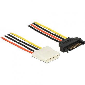 Cable de Alimentación SATA (M) a Molex (F) 20 cm - Delock