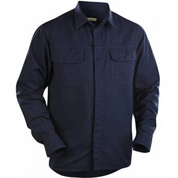 Blaklader Flame Retardant Shirt Navy Size L