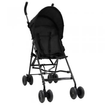 Silla de paseo de bebé Día y Noche - Acero antracita y negro
