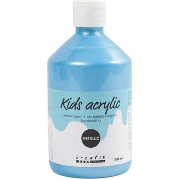 Pintura Acrílica Metálica A-Color 03, Azul Claro, 500 ml