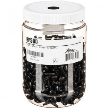 Middle Atlantic Products HP500 Rack Screws - Pack of 500 Black Steel Screws
