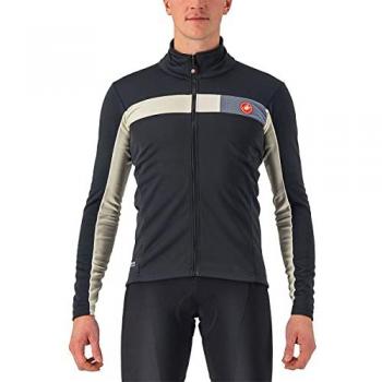 Chaqueta Mortirolo 6s Negro Castelli para hombre, ligera, tamaño L