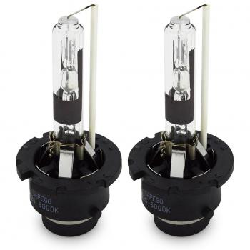 Safego 2X D2R Lámpara de Xenón de Faros Bombilla Hid Xenon Luz Luces de Coche para Coches Blanco Ac 12V 35W 6000K
