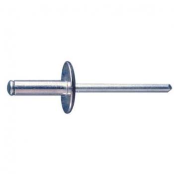 Remaches Cabeza Ancha Galvanizados 4x10 mm - Paquete de 8 Unidades