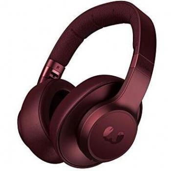 Auriculares Fresh 'n Rebel Clam ANC Ruby Red | Auriculares Bluetooth para colocar sobre las orejas con reducción activa de ruido