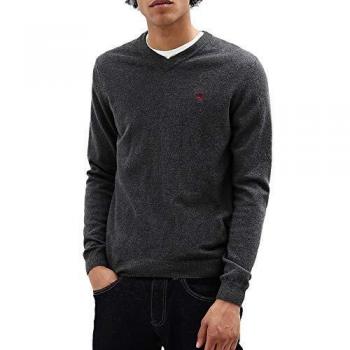 MAGLIONE CON SCOLLO A V IN LANA MERINO - 102623 - 6