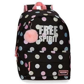 Movom Free Dots Mochila Negro 32x42x17,5 cms Poliéster 22.79L