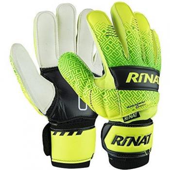 Rinat Kancerbero Quantum Basico Guante de Portero, Unisex Adulto, Amarillo neón/Verde neón, 9