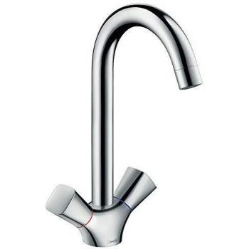 Hansgrohe Logis 220 Grifo bimando de cocina Cromo