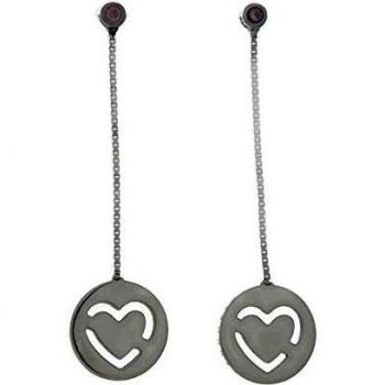 Pandora Pendientes de botón Mujer plata - 296577FPC