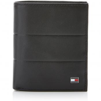 Tommy Hilfiger - Corporate Ns Trifold, Carteras Hombre, Negro