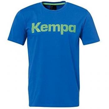 Kempa - Camiseta Unisex para niños, Unisex niños, Camiseta, 200228301, Azul Azur, 152