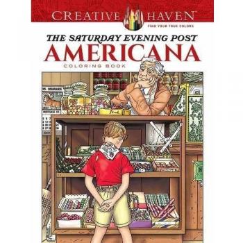 Creative Haven The Saturday Evening Post Americana Coloring Book