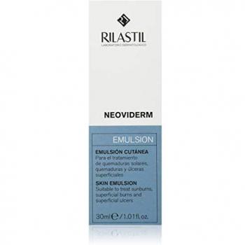 Rilastil Neoviderm - Emulsión Calmante y Regeneradora - Tratamiento para Quemaduras o Irritaciones - 30 ml