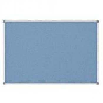 Tablero textil para chinchetas 90 x 60 cm - azul claro