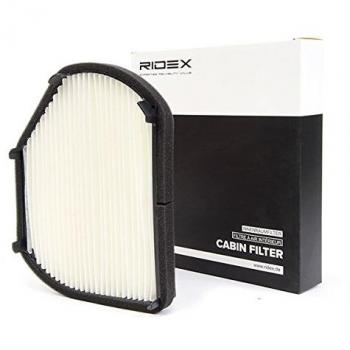 Filtro de habitáculo RIDEX 424I0019 para MERCEDES-BENZ y CHRYSLER, filtro antipolvo y polen, compatible con modelos C-Klasse (W205), Clase E Berline y CLK Coupe