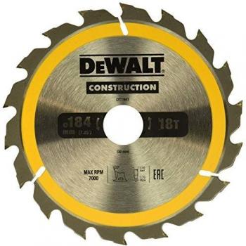 DeWALT DT1941-QZ - Hoja para construcción 184x30mm 18T