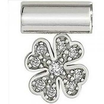 Abalorio Mujer Nomination SeiMia Plata Cuadrifolio con Zirconitas Blancas
