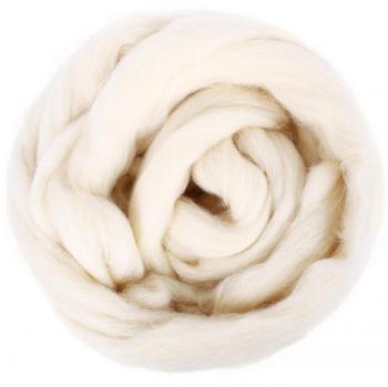 SOLEDI Laine à Feutrer Haute Qualité Laine Mèche à Feutrer DIY Feutre Laine Ensemble Blance Laine Feutrée Artisanat Pour Filer à La Main 200g