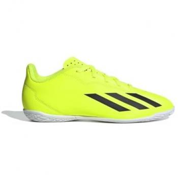 Zapatillas de Fútbol Sala Adidas X Crazyfast Club IN para Niños, Color Amarillo Solar y Negro, Talla 35.5 EU