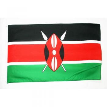 AZ FLAG Bandera de Kenia 150x90cm - Bandera KENIANA 90 x 150 cm