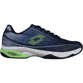 Lotto Men Mirage 300 Clay Tennis Shoes Clay Court Shoe Dark Blue - Lime 6,5
