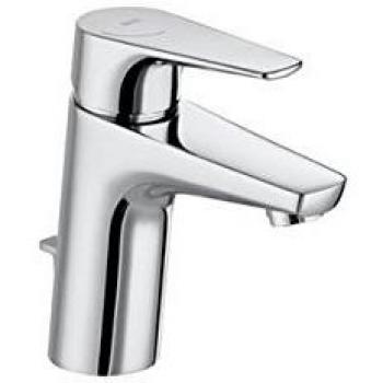 Roca A5A3090C00 Mezclador Lavabo, Desagüe Automático, Cold Start, Colección Atlas, Cromado
