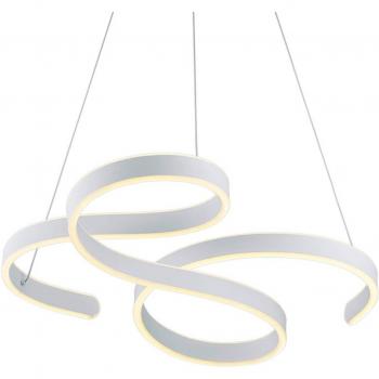 Lámpara Colgante LED Francis, Blanco Mate, Regulador de Intensidad, 72 cm