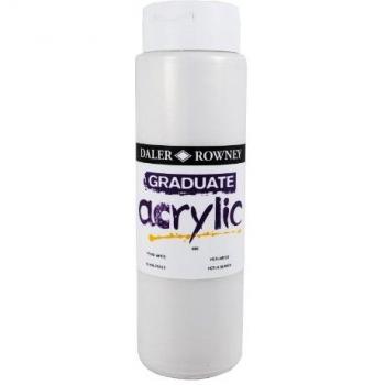 Pintura Acrílica Daler-Rowney Graduate 500 ml - Blanco Perlado