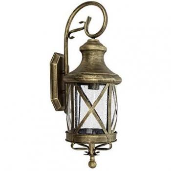 Aplique Exterior Orquidea 1xe27 Oro