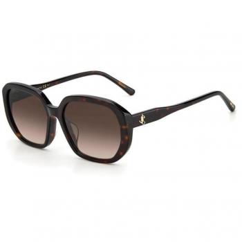 Jimmy Choo Women's Karly 57MM Geometric Sunglasses - Havana