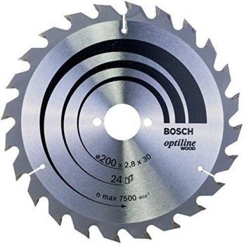 Bosch 2 608 640 618 - Hoja de sierra circular Optiline Wood - 200 x 30 x 2,8 mm, 24