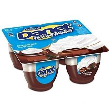 Danet Doble Placer Chocolate con Nata 4x100 g
