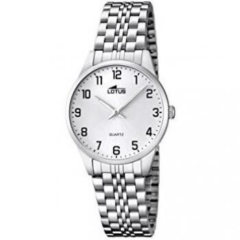 Lotus 15884/1 - Reloj de Cuarzo para Mujer, con Correa de Acero Inoxidable, Color Plateado
