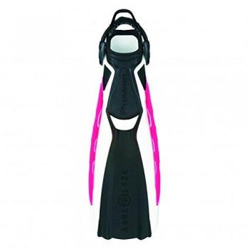 Aqualung phazer Adj Aleta de Buceo, Blanco/Azul, XL