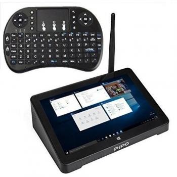 PIPO X9 Tablets Smart Mini PC 8.9 1920x1200 Multi Touch PLS Screen with Dual Windows 10 and Android 4.4 OS TV Box 2G/32G Intel Atom Quad Core Z3736F WIFI Bluetooth with I8 Wireless Keyboard