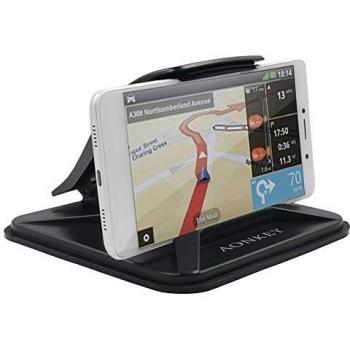 AONKEY Cell Phone Holder for Car, Dashboard Car Mounts for iPhone X 8 Plus 7 Plus 6 6S Plus, Non-Slip GPS Holder Car Cradles for Galaxy Note 8 S8 Plus S7 Edge and 3-7 inch Smartphone or GPS Devices.