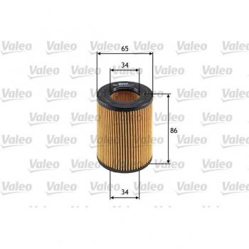 Filtro de aceite VALEO 586547, tipo: Filtro de aceite, características: diseño optimizado para una filtración eficiente, compatible con una amplia gama de vehículos, fabricado con materiales de alta calidad para garantizar durabilidad y rendimiento