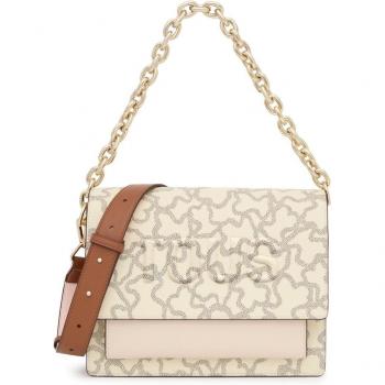 Bolso Bandolera Mediano TOUS Audree Chain Beige Kaos Icon