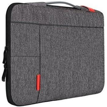 iCozzier 13-13.3 Pulgadas Bolsa Forrada del portátil, aplicable para 13 Macbook Air/Macbook Pro/Laptop/Ultrabook/Notebook Sleeve – Gris Negro