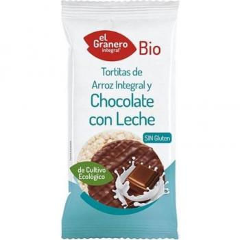 Granero Integral Tortitas de Arroz y Chocolate con Leche Bio 100g