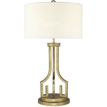 Lámpara de mesa Lemuria Elstead 1 luz Dorado E27