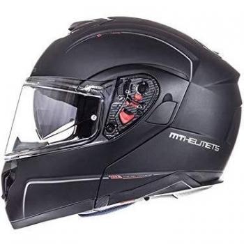MT HELMETS 105200035 Casco para Moto, Adultos Unisex, Negro, M