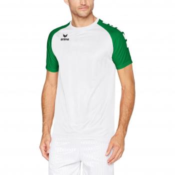 Erima Tanaro 2.0 – Camiseta, hombre, Tanaro 2.0, weiß/Smaragd, small